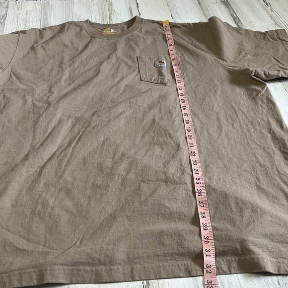 Carhartt Light Brown Tee Size 4XL - Picture 8 of 8